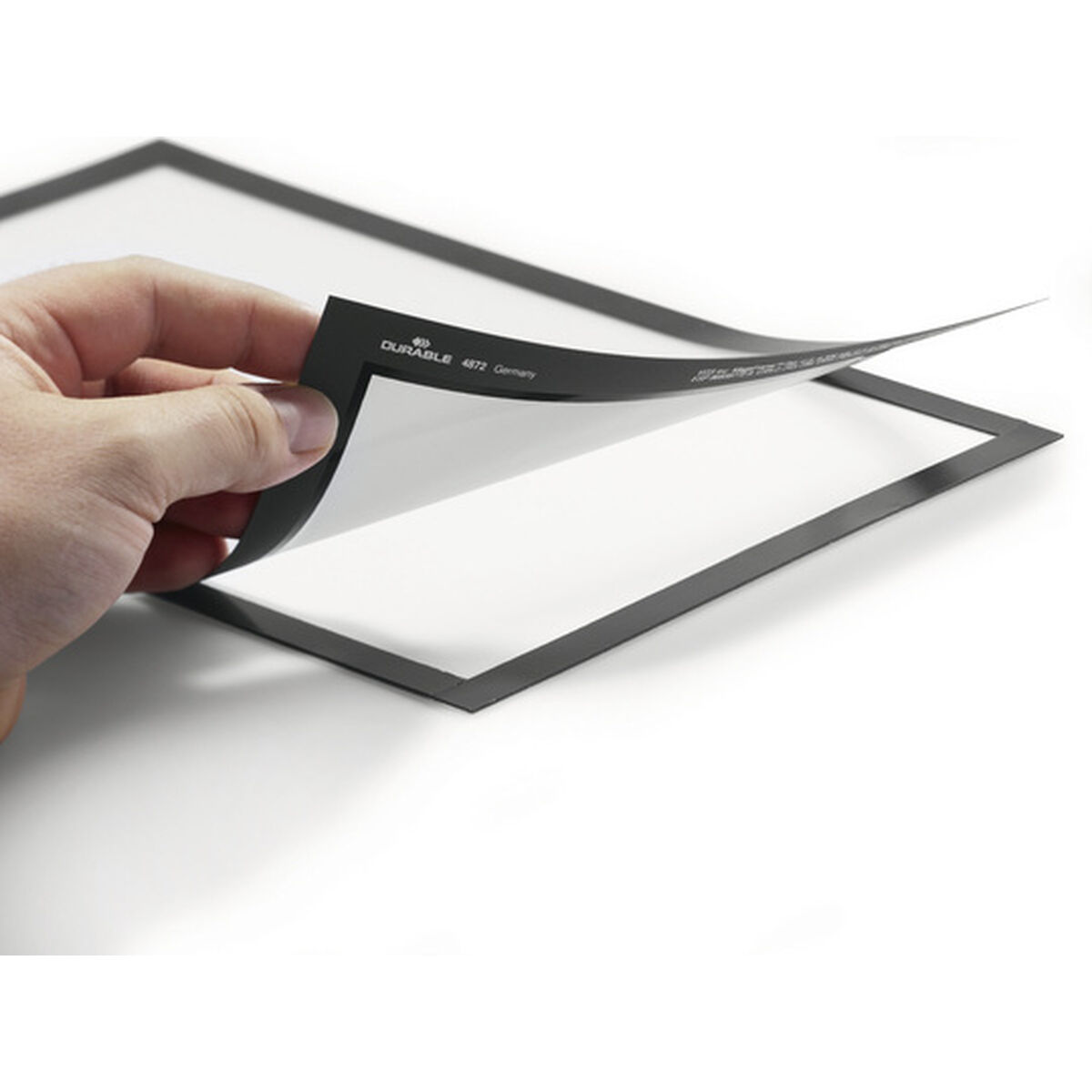 Informationsram Durable Svart Transparent Magnetic 2 Delar (2 antal)